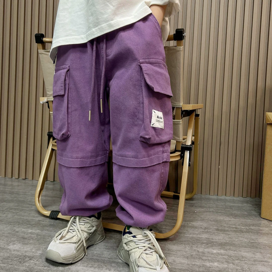 现货    2025秋季儿童新款男童女童休闲卫裤6800