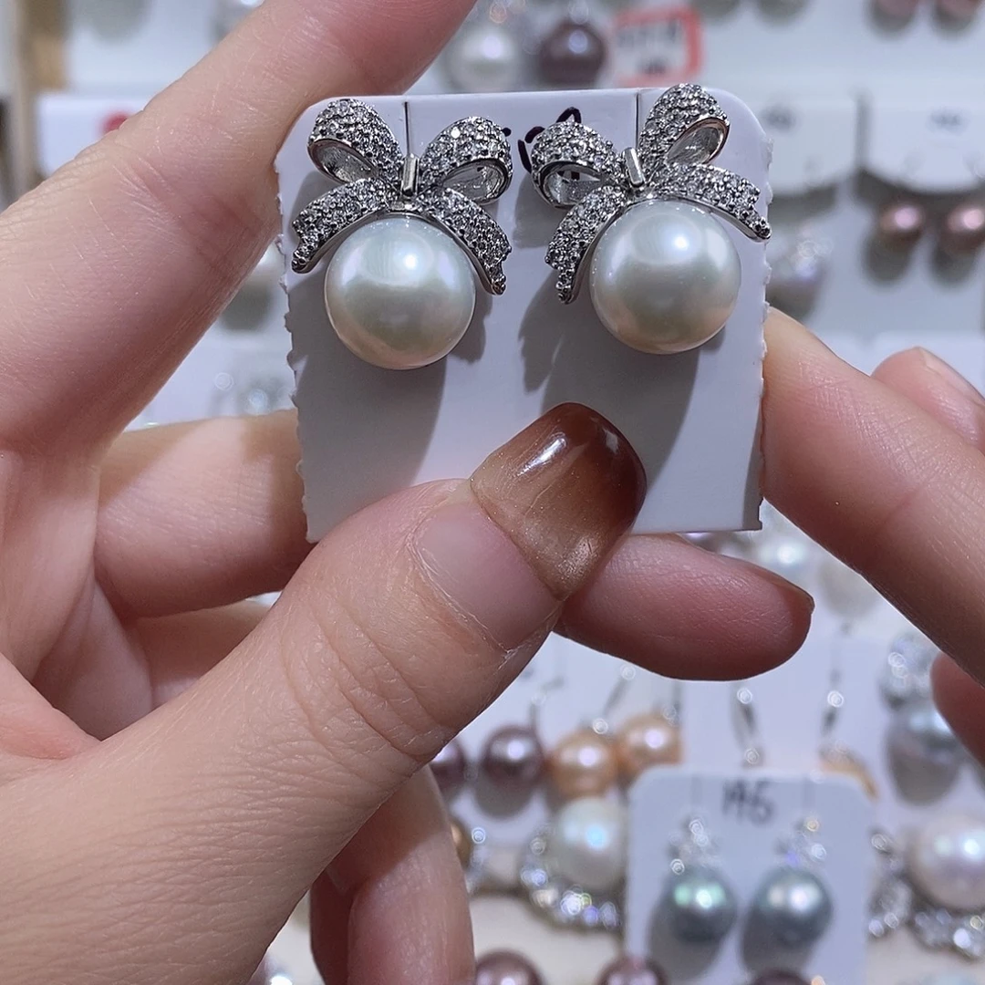 耳饰淡水珍珠未镶嵌w11.6