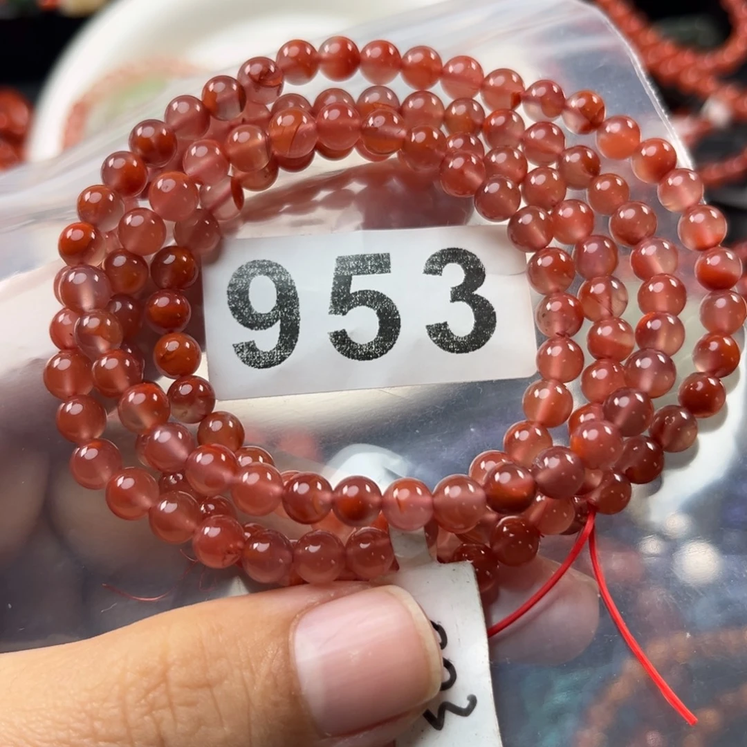 南红玛瑙未镶嵌珠宝奇石5.5mm