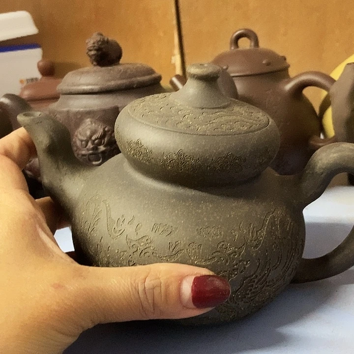 全手工制作宜兴紫砂茶壶