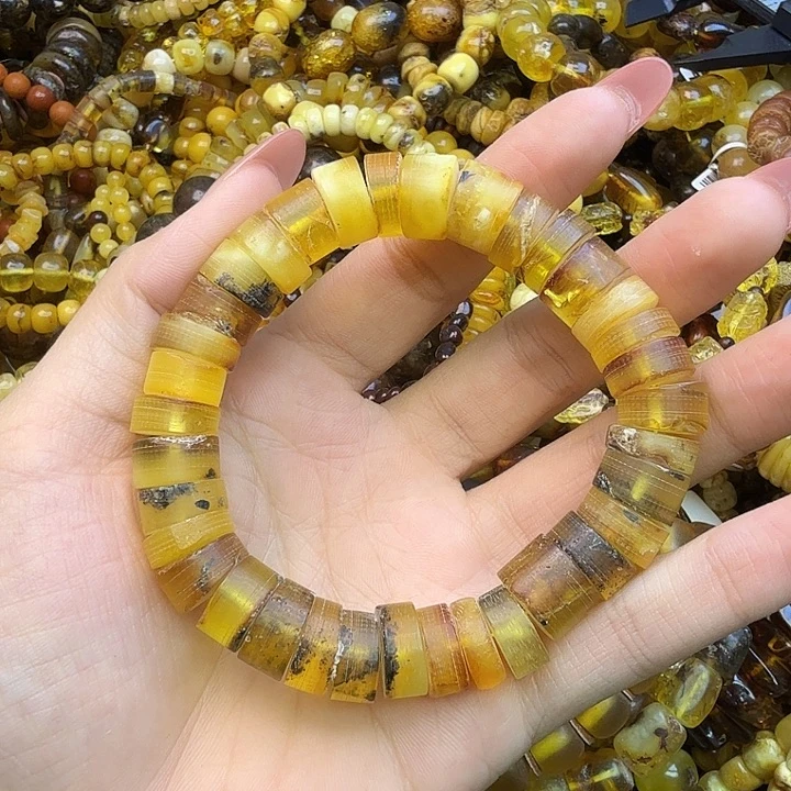 琥珀未镶嵌珠宝奇石