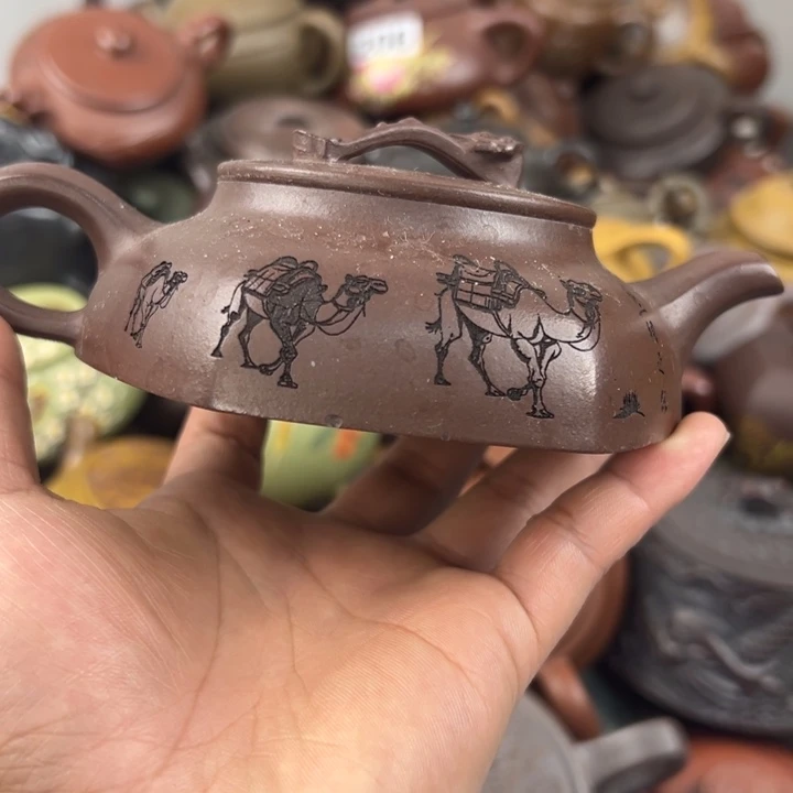 紫砂茶壶紫砂壶底部磕碰