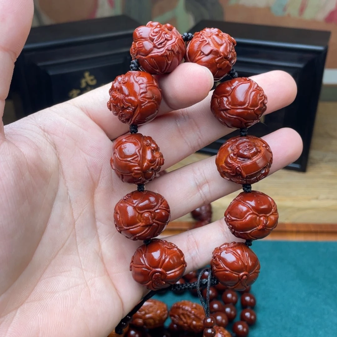 橄榄核手串邦**贸荷叶横财表弟回血