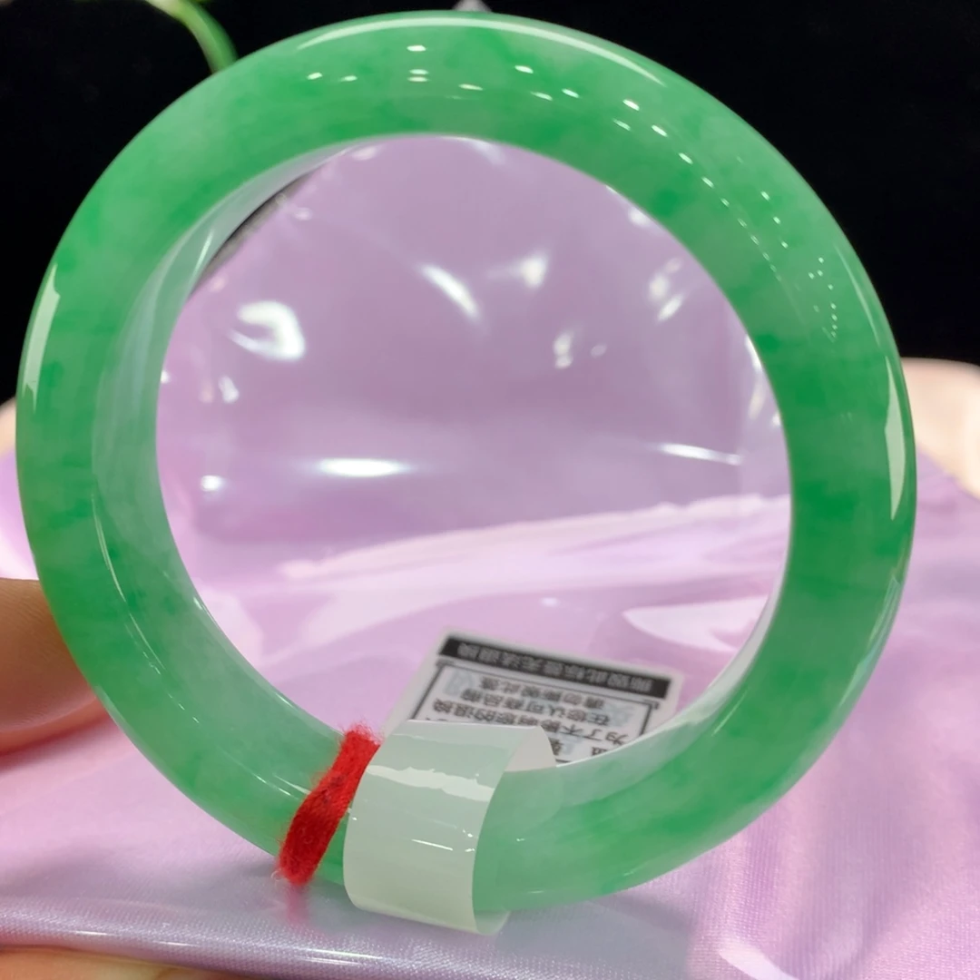 翡翠未镶嵌手镯0364