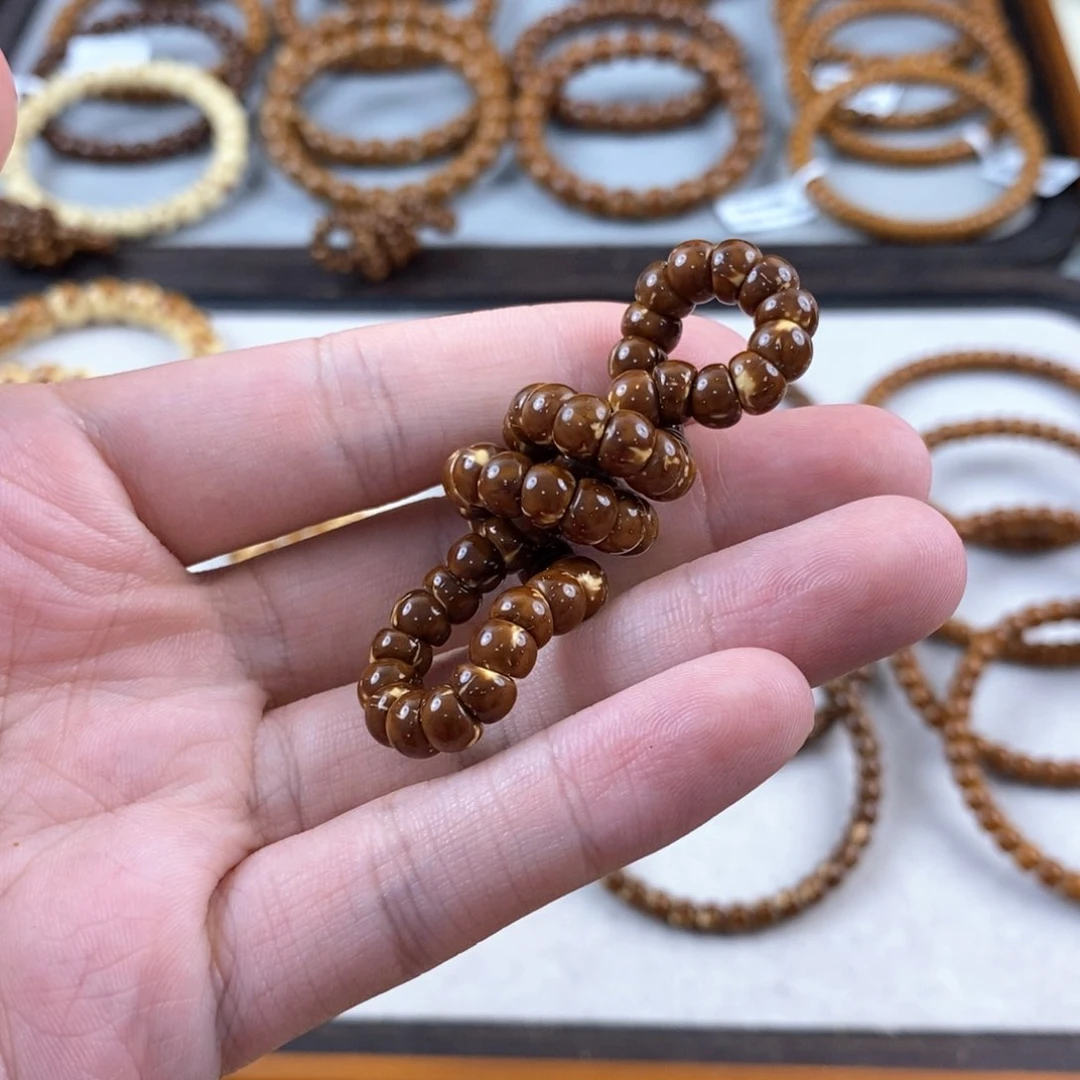 手串紫金鼠春*实心火焰蒜瓣6