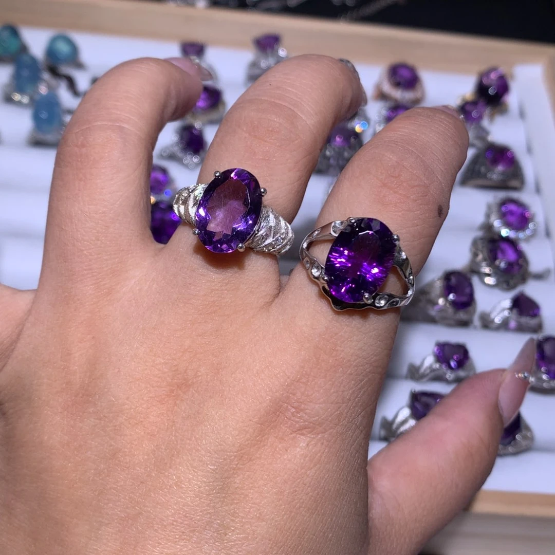 【闪购商品】水晶手链银S925镶嵌不****事戒指