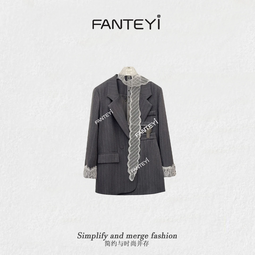 范特依-527秋款轻奢设计师时尚气质法式百搭套装女5479