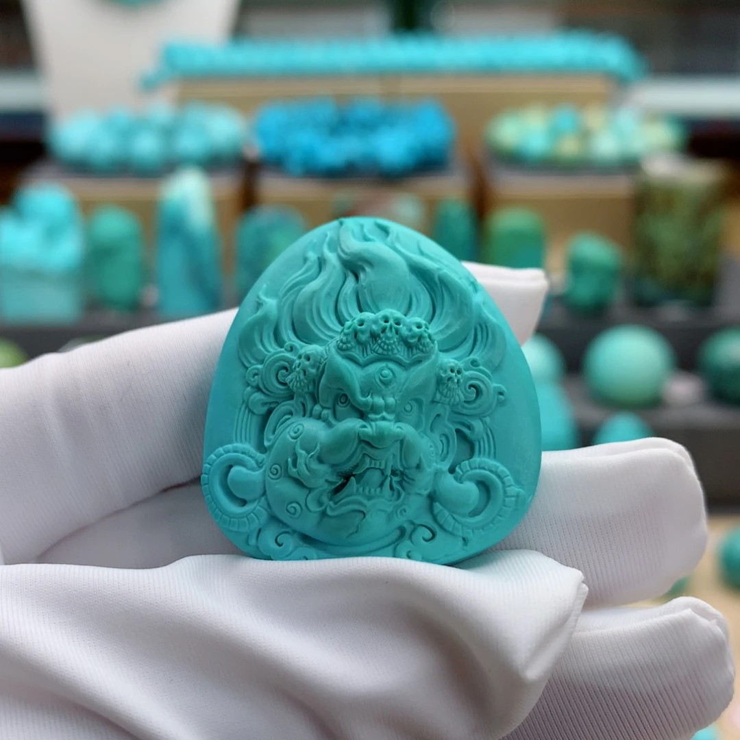 未镶嵌绿松石珠宝奇石