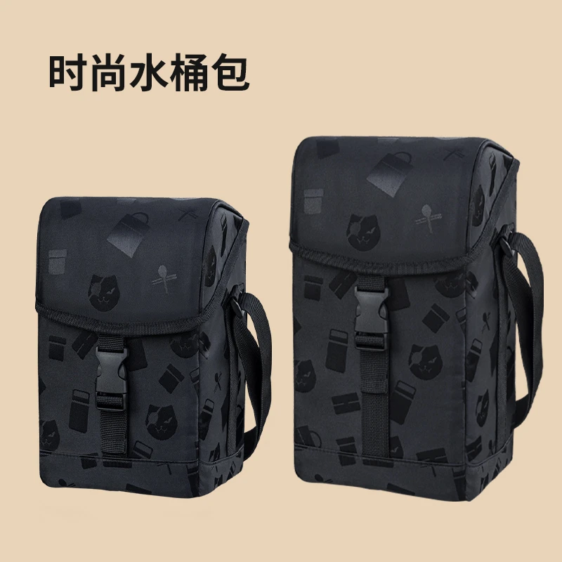 CAMUZ/昌木子日式保温餐包饭盒袋上班族便当包饭袋简约高颜值黑色