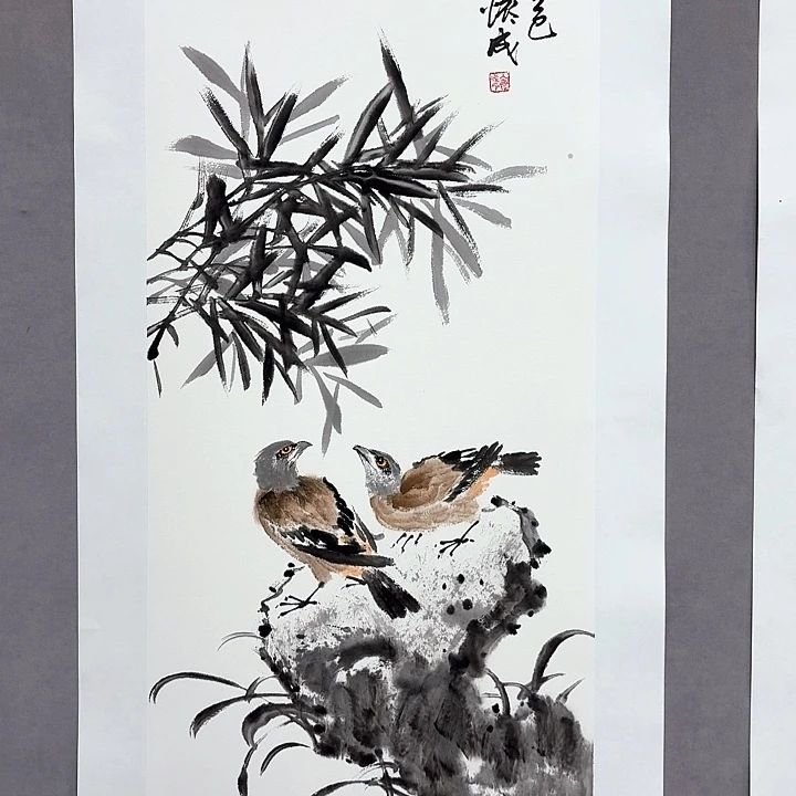 国画亲笔手绘放心去藏