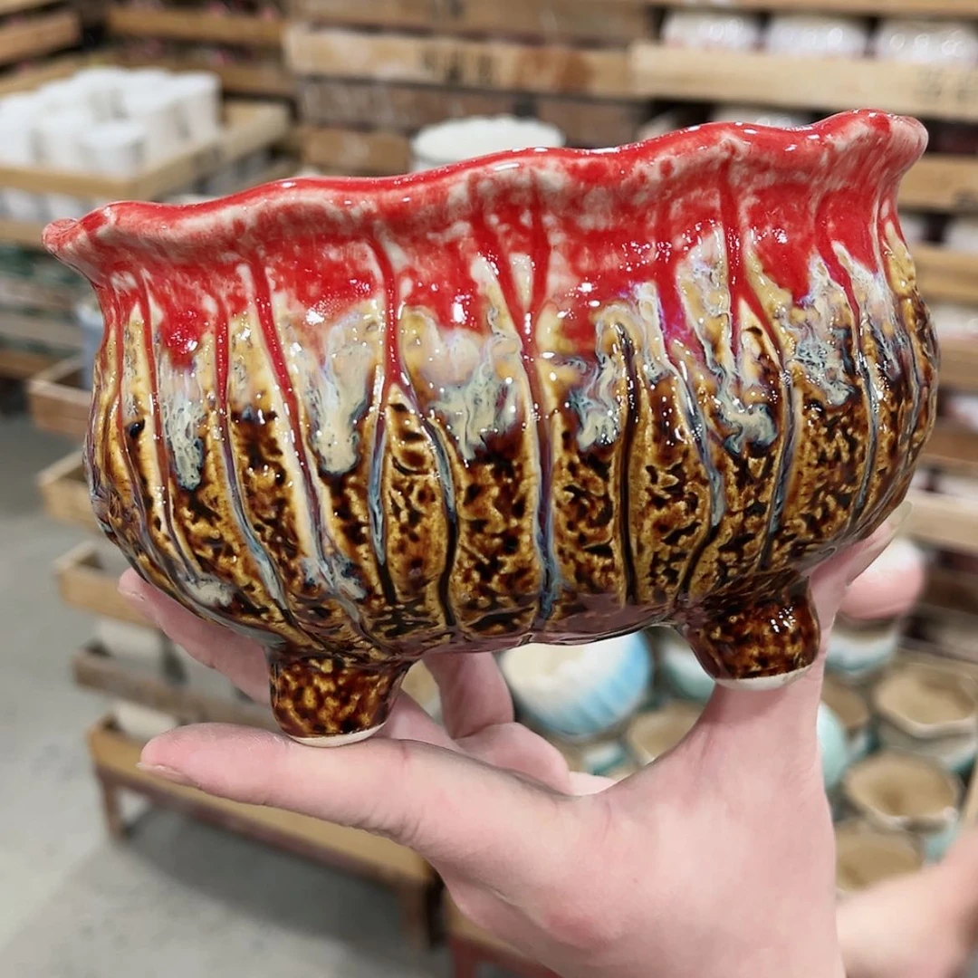 【闪购商品】陶瓷陶瓷多肉植物花盆