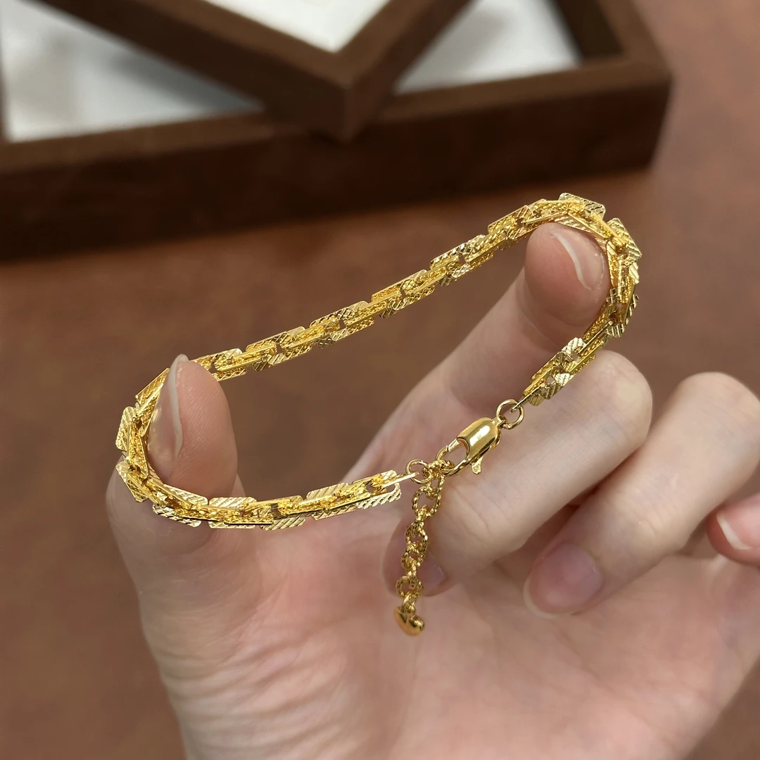 [清货专属链接]SL2569 爆闪车花手链  轻奢少女手链