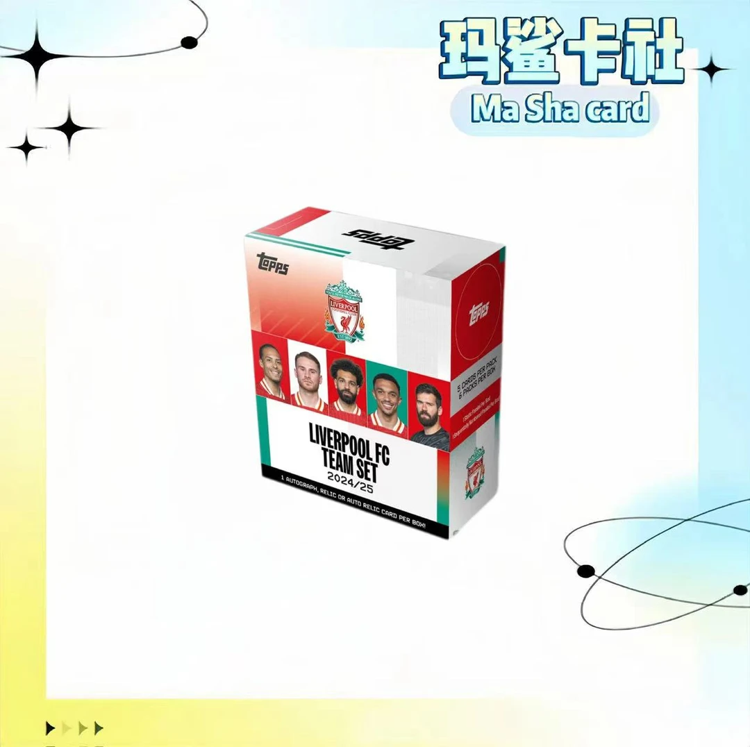 Topps 24-25 利物浦 Team Set队盒 足球球星卡盲盒（默认代拆）