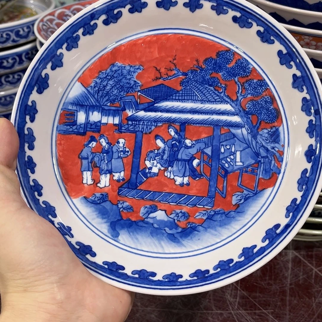 摆件//////直径19厘米。红。