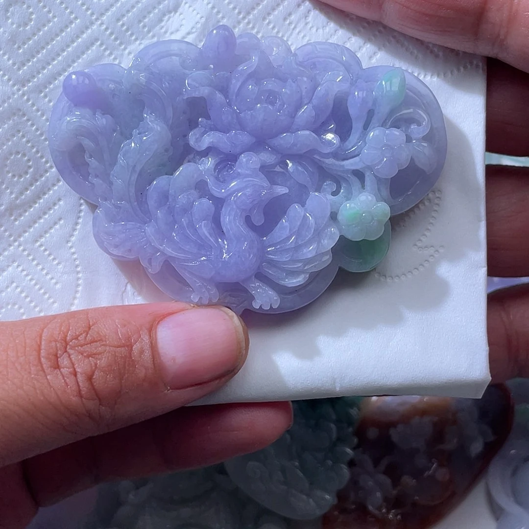 颈饰未镶嵌翡翠翡玉缘翡翠
