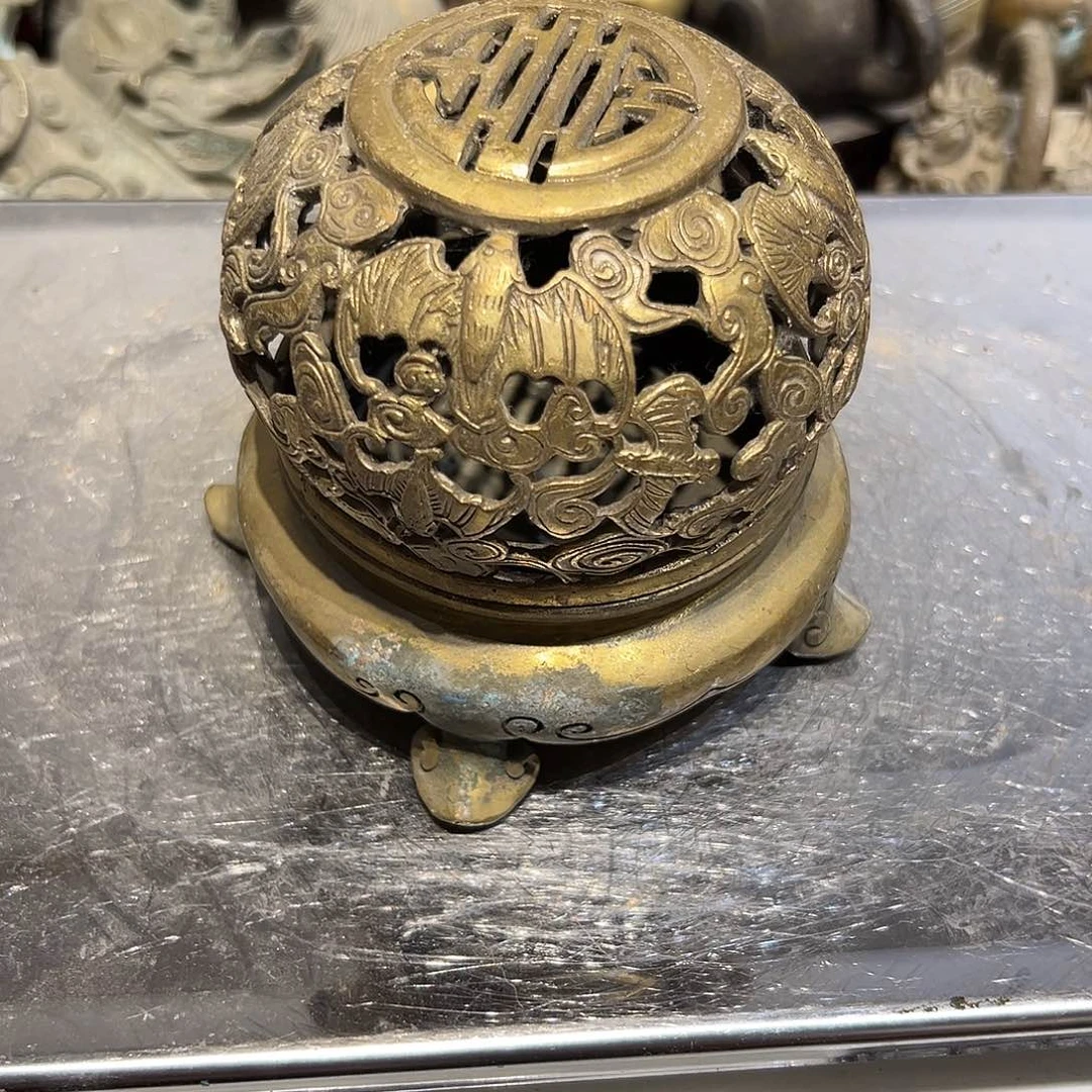 借***今黄铜摆件，文房摆件工艺品