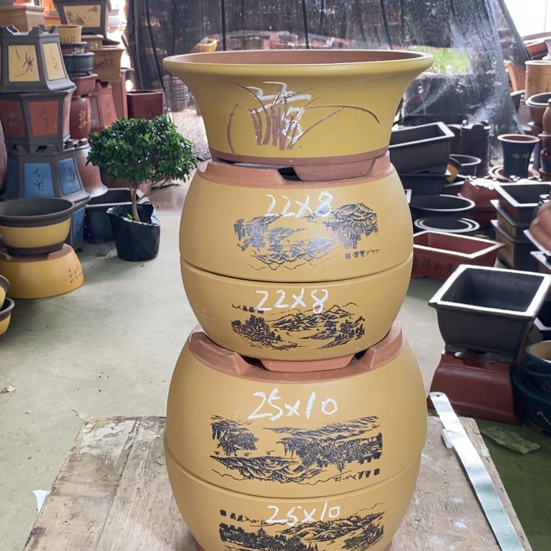 紫砂花盆紫砂紫砂