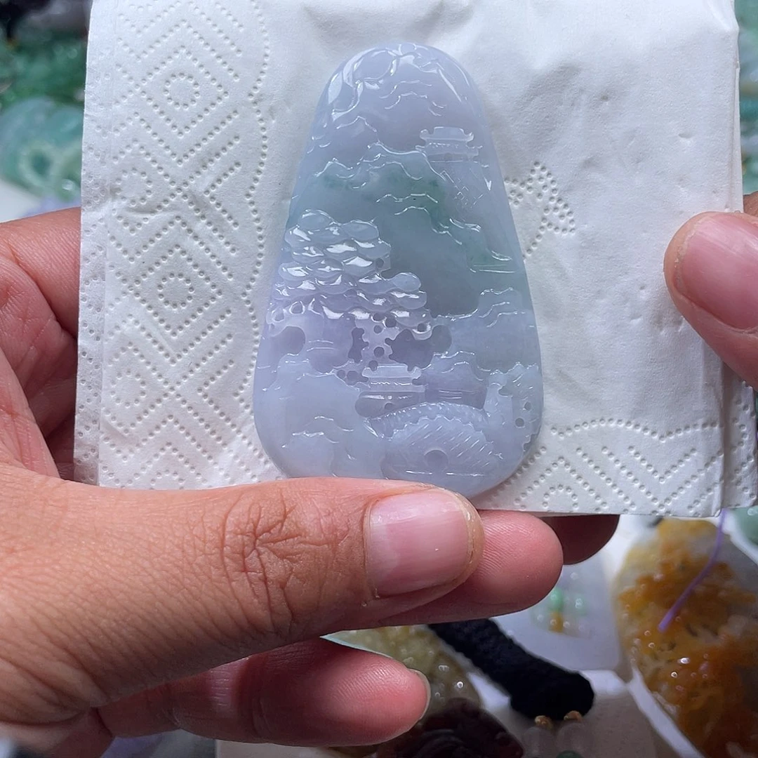 颈饰未镶嵌翡翠翡玉缘翡翠