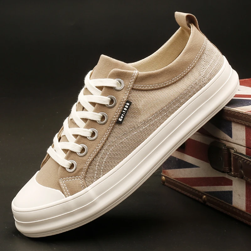 25623夏季新款舒适透气网鞋韩版低帮百搭国潮男鞋休闲开车旅游鞋