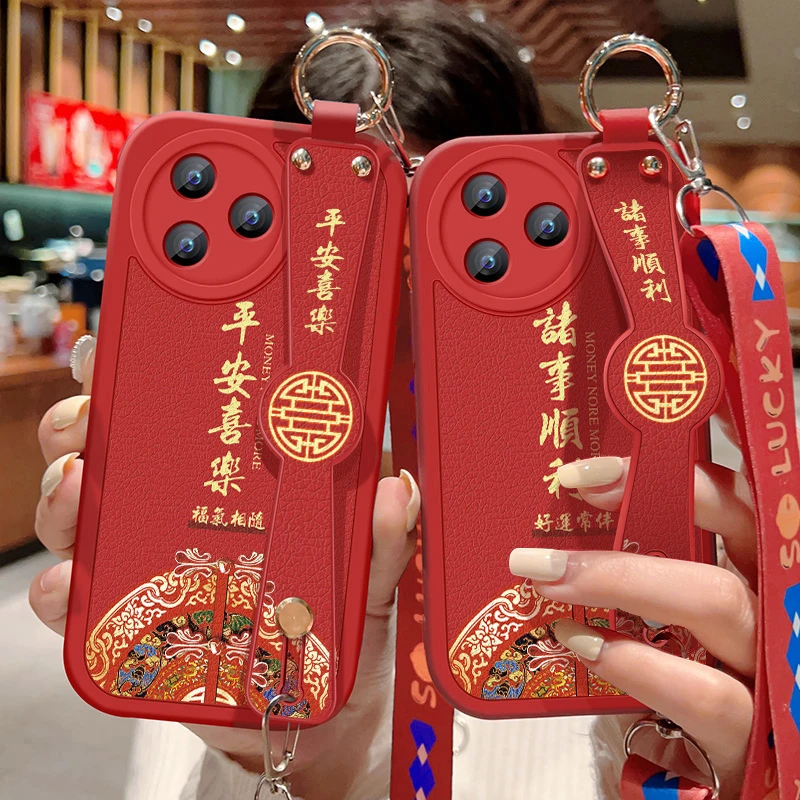 适用小米civi5pro手机壳新款civi5pro诸事顺利全包防摔斜挎挂绳女