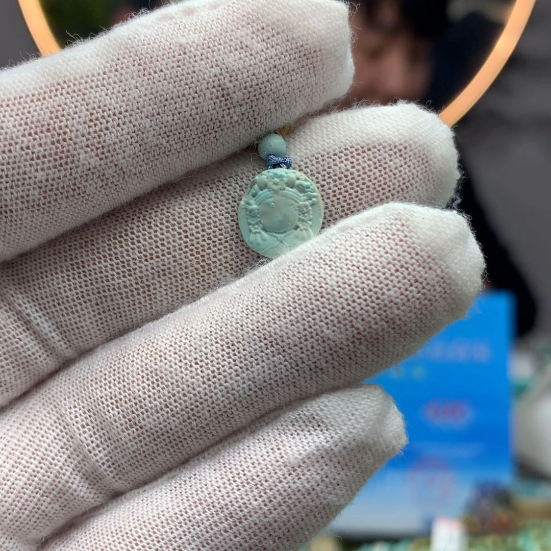 绿松石挂件未镶嵌