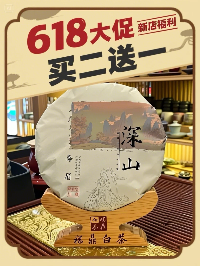 深山寿眉（2024年紧压白茶）618大促买二发三