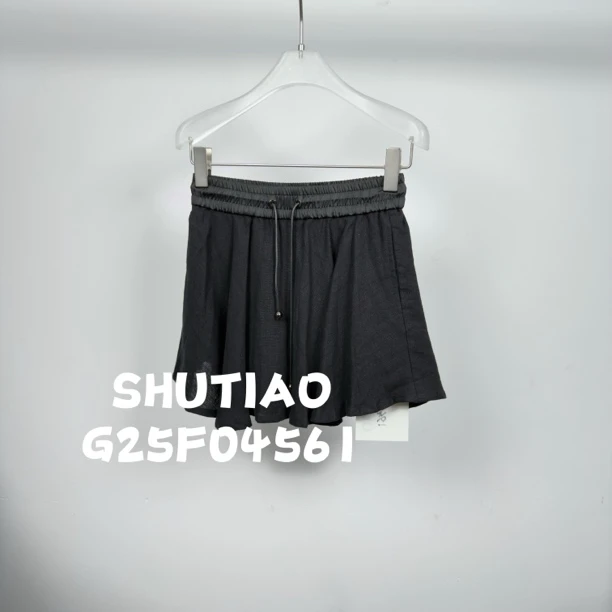 【SHUTIAO】2025夏季：新款小众设计款短裙G25F04561