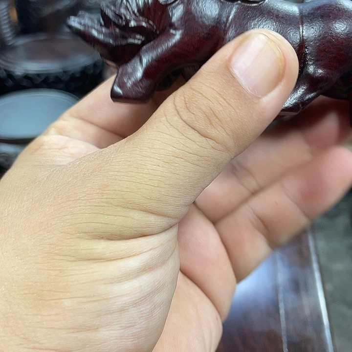 火***凰手工艺品琉璃红木底座工艺品