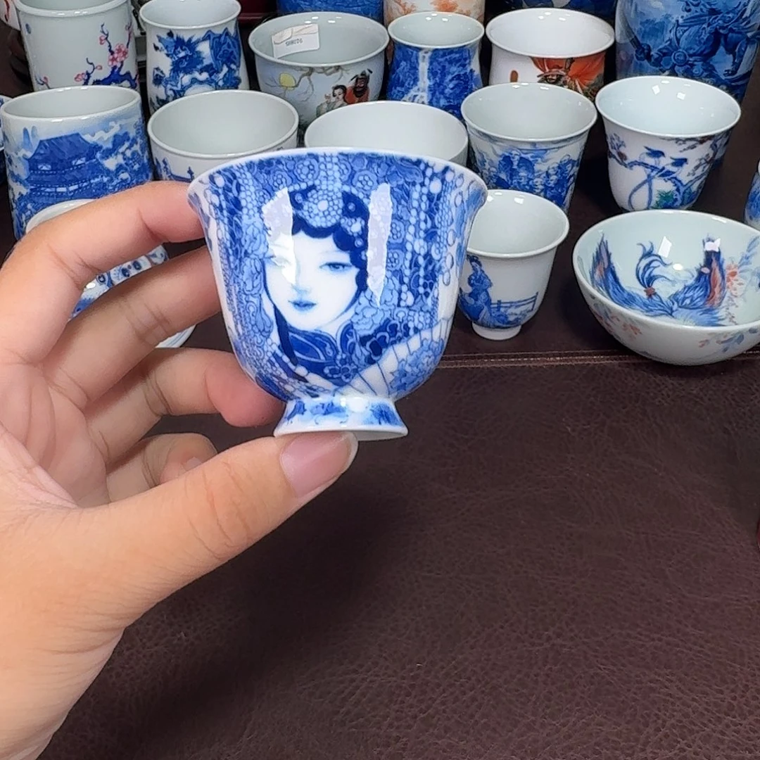 囍***现代景德镇陶瓷杯