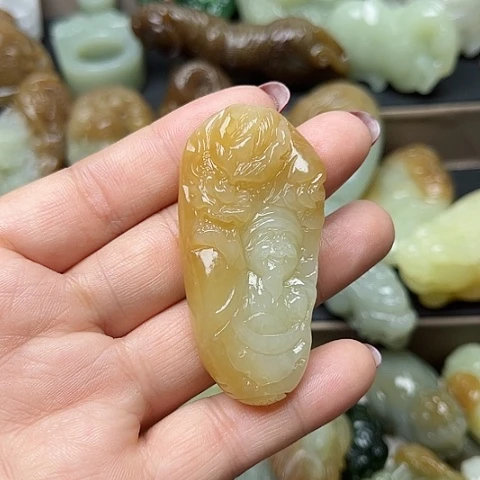 颈饰未镶嵌和田玉德****雅