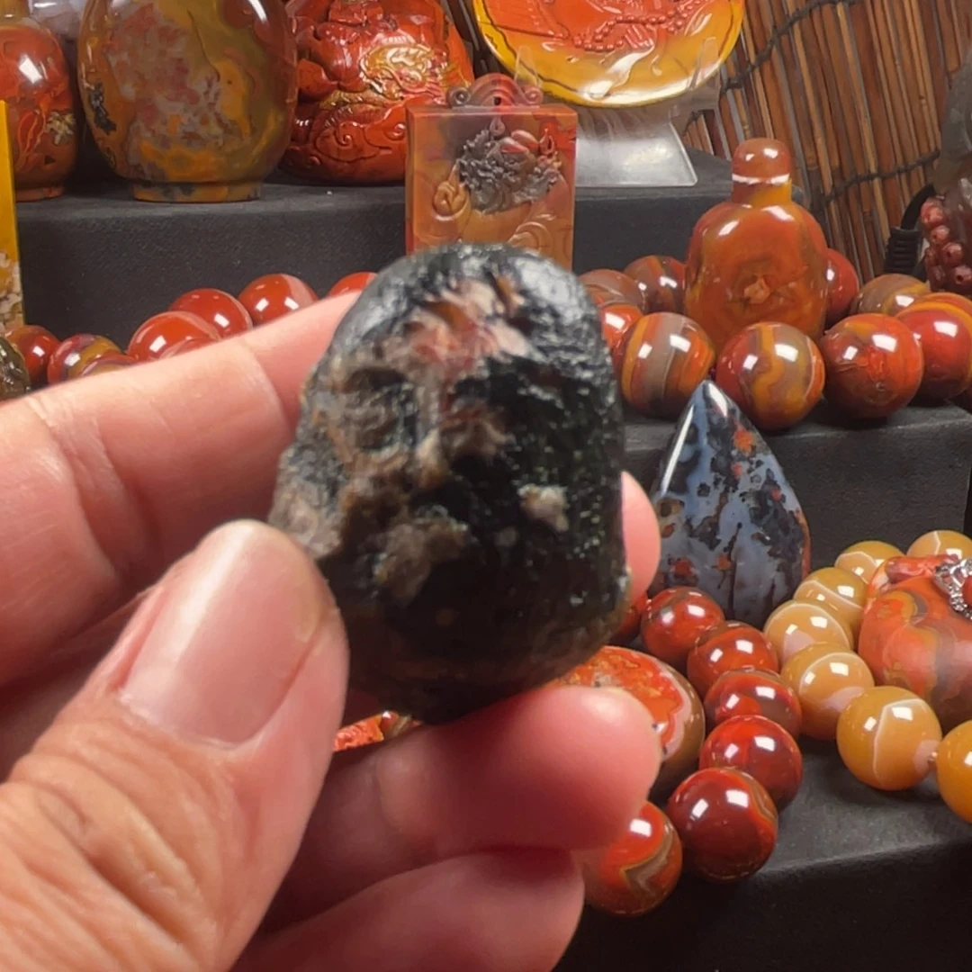 未镶嵌玛瑙/玉髓珠宝半成品