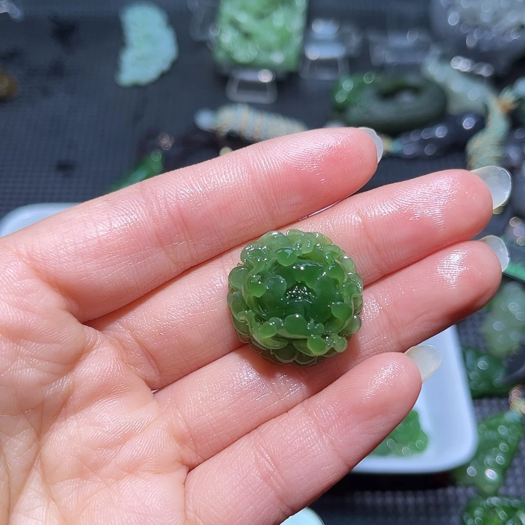 和田玉颈饰未镶嵌灵*