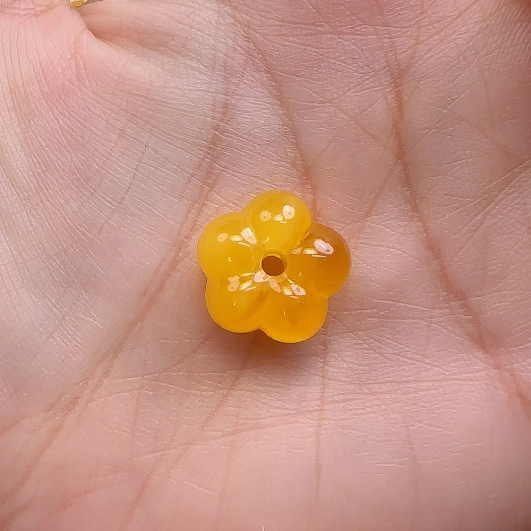 琥珀未镶嵌珠宝奇石薄*蜜蜡