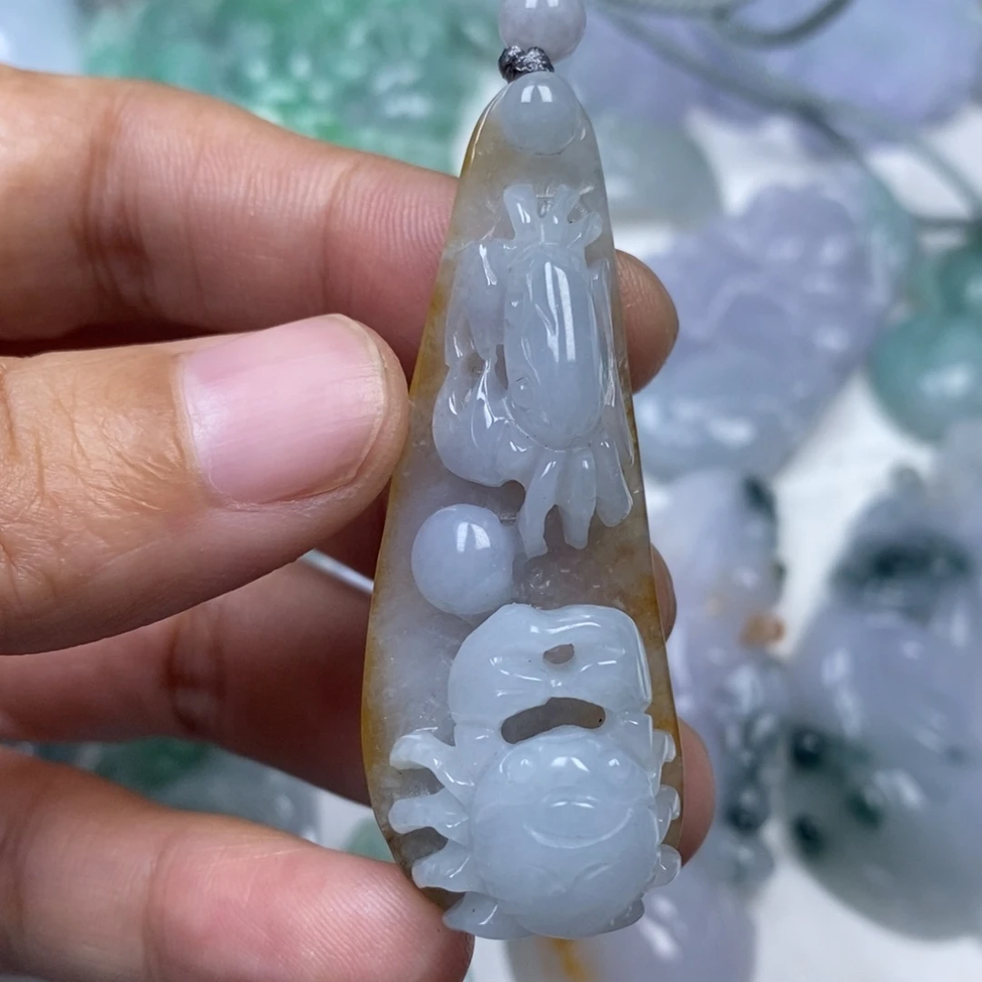 颈饰未镶嵌翡翠翡翠