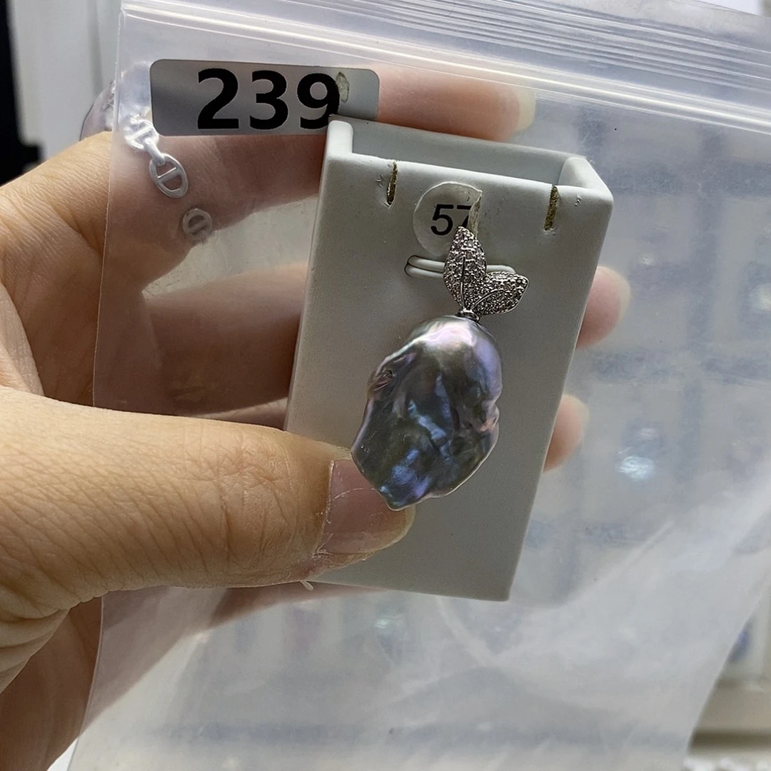 合金耳饰淡水珍珠