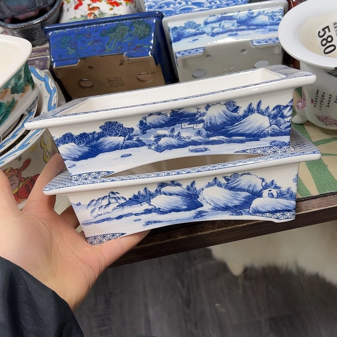 花盆紫砂583号瑕疵2个22/16/6cm福利