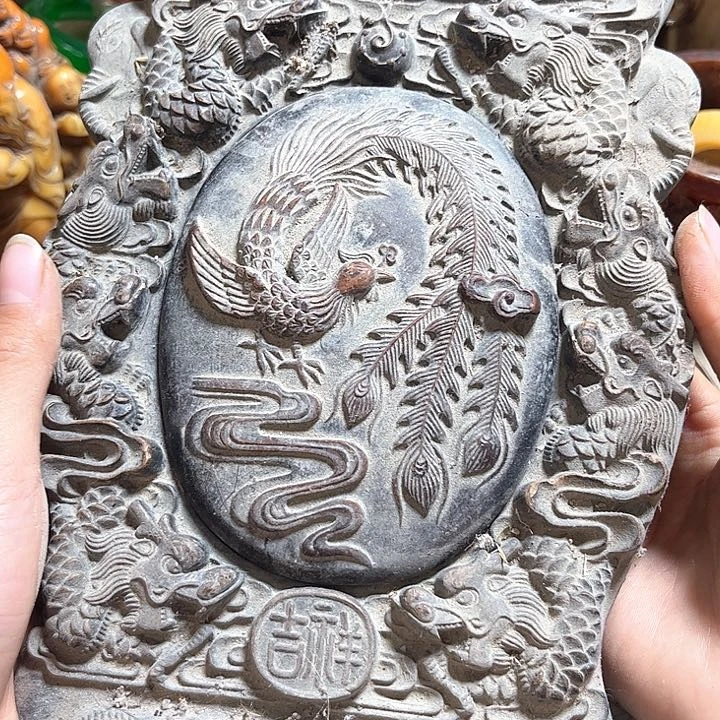 紫金钵盂菩提把件