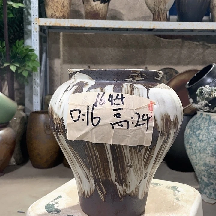 紫砂花盆正品口16高24。z z z