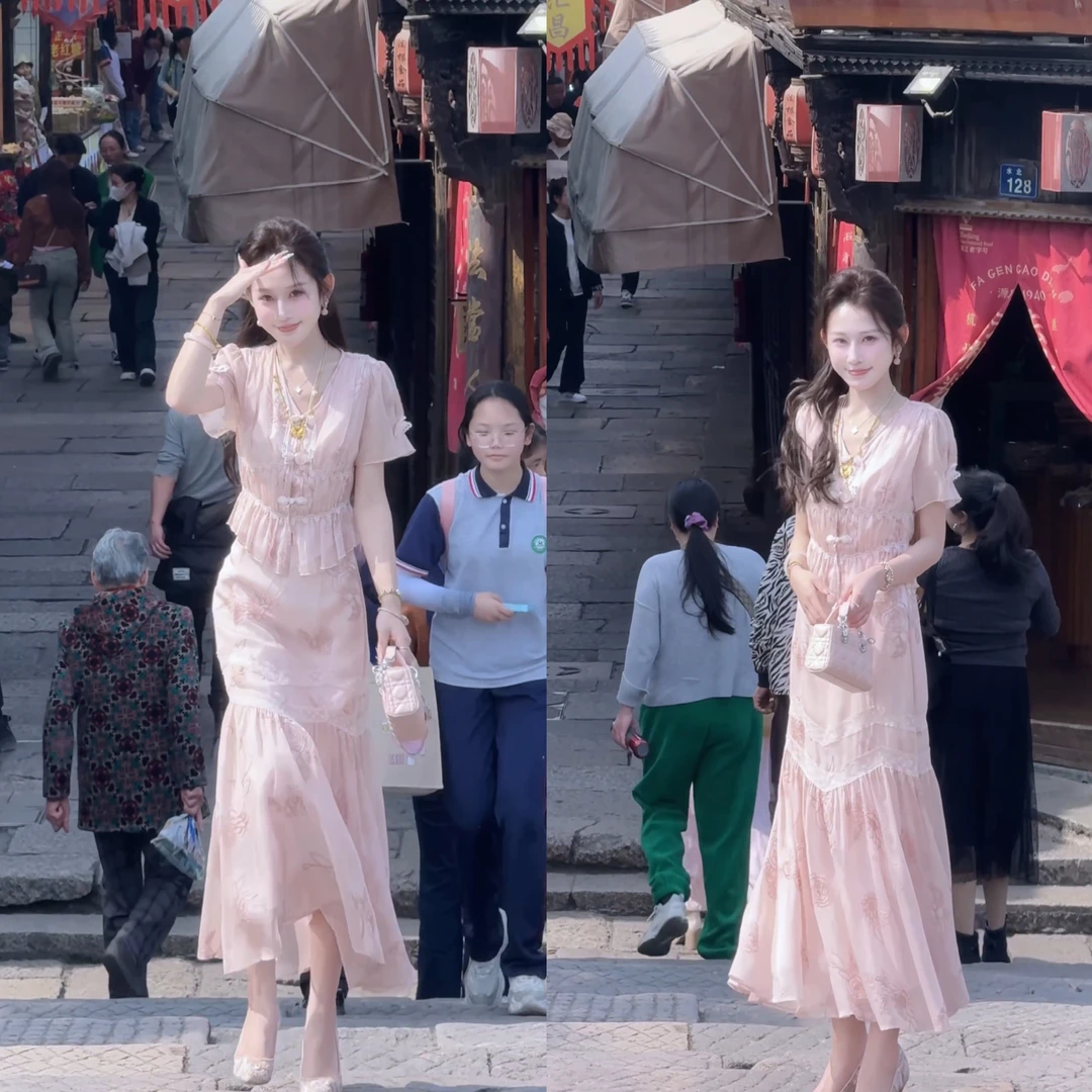 【婷婷】《玫瑰的故事》温柔重返18灵动绣花套装 TTY2SX157