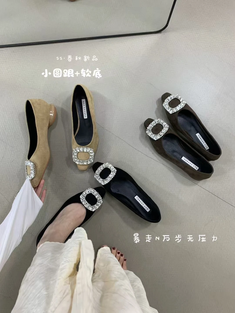 9911-88主推韩版时尚百搭气质爆款春季新款女鞋单鞋