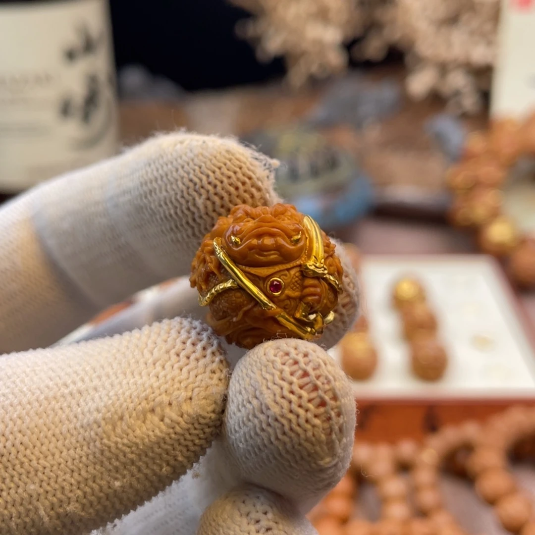 把件猴头核桃止**?猴头