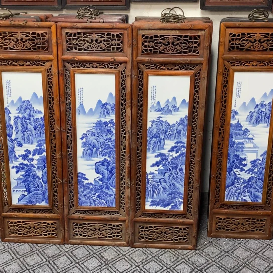 瓷1.2*36*4景德镇瓷板画柴窑烧制