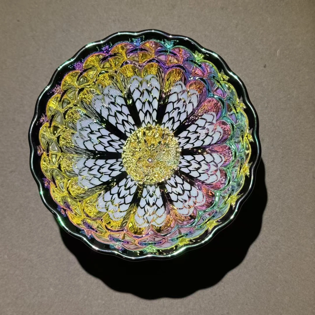 198高端茶具茶器（七彩梦幻金龙杯）主人杯