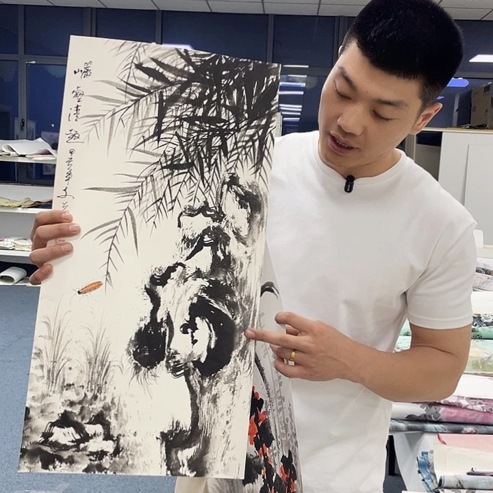 国画纯手绘字画宣纸