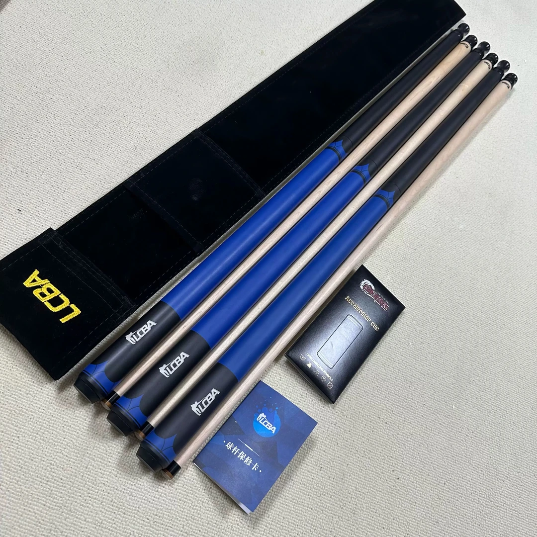 LCBA冲跳一体 台球杆硬枫木 杆头13mm