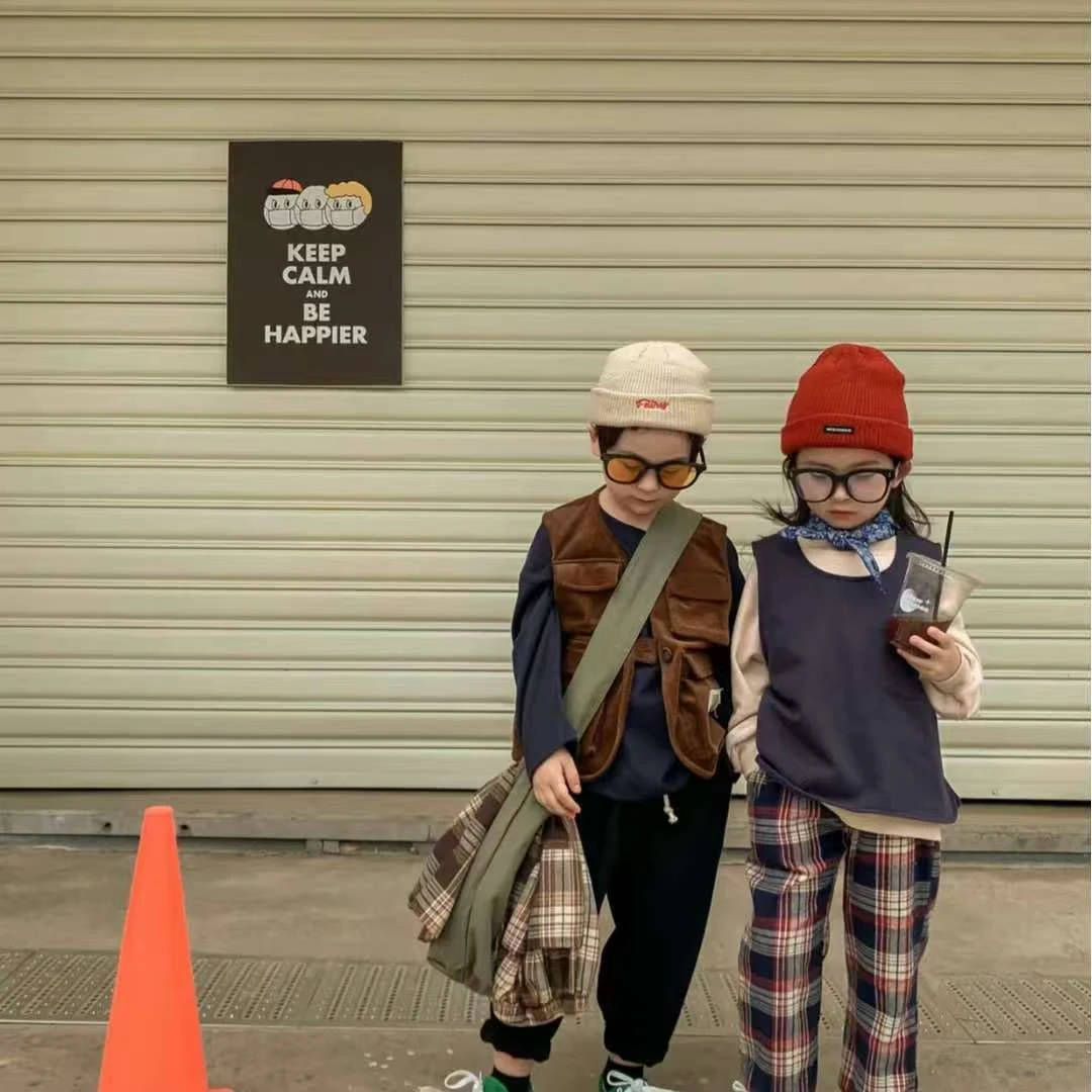 【L024】莱卡套儿童女童男童棉宝宝印花卡通内衣套