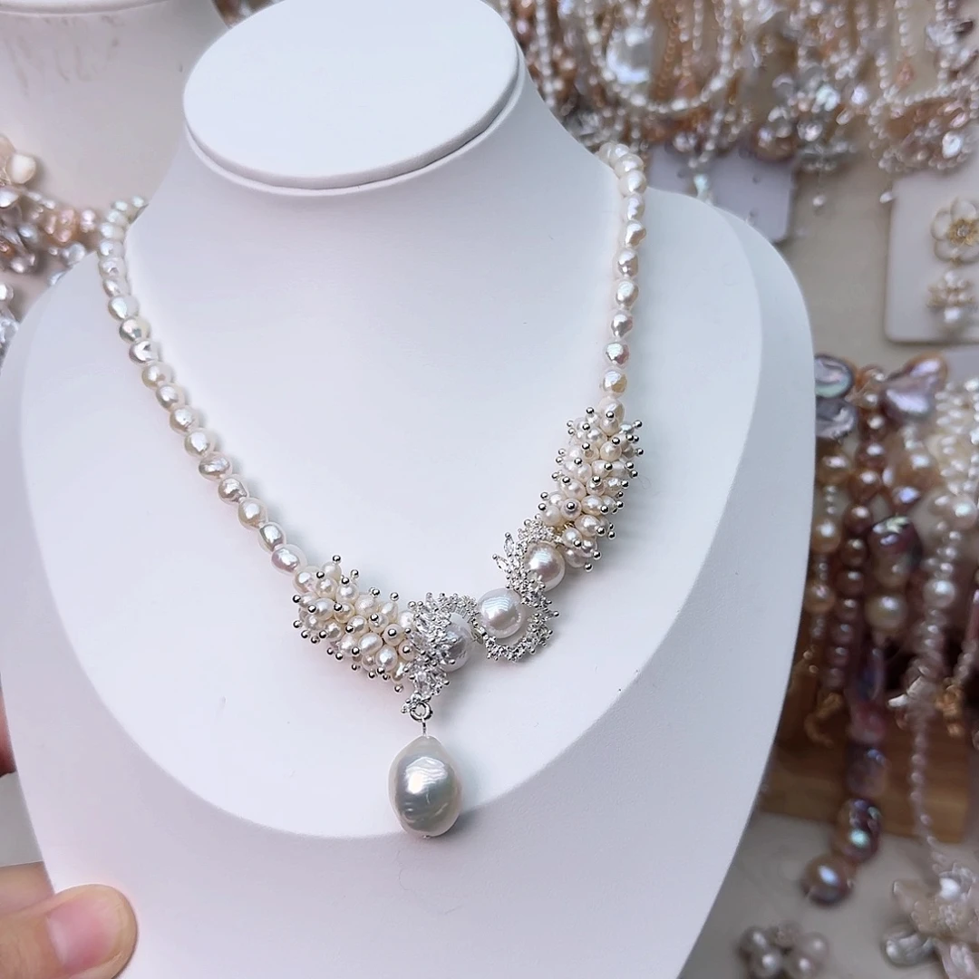 淡水珍珠颈饰未镶嵌