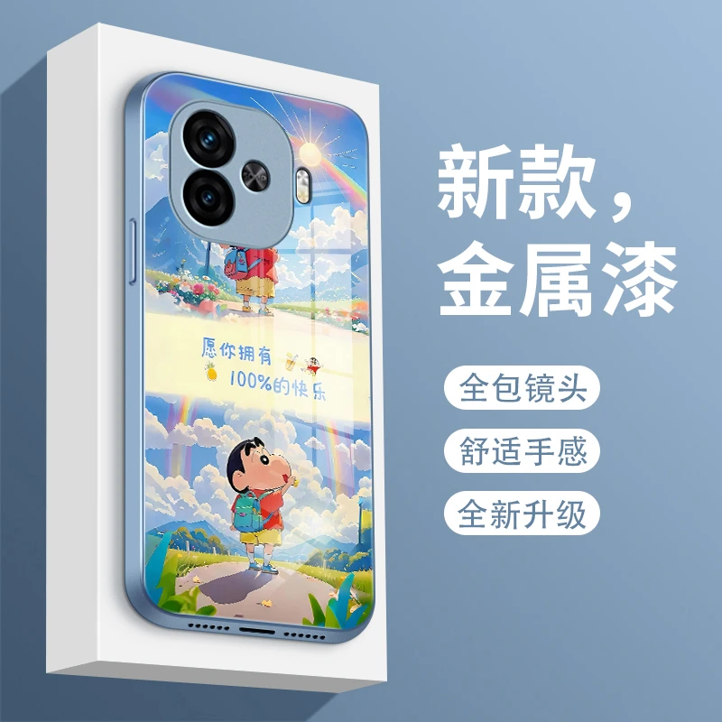 小新语录适用iQOOZ9Turbo+手机壳IQOOZ9x保护套iqooZ8/z8x金属漆