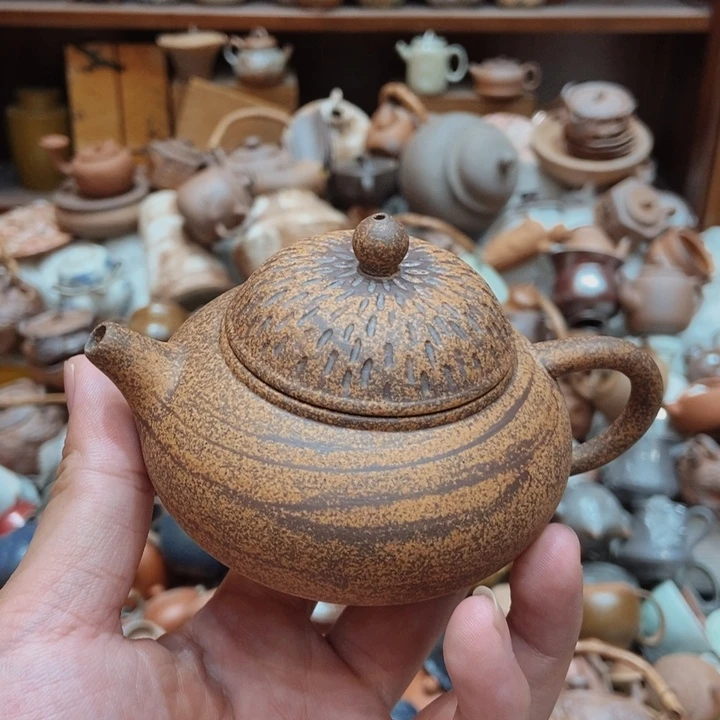 柴烧老岩泥高端茶器
