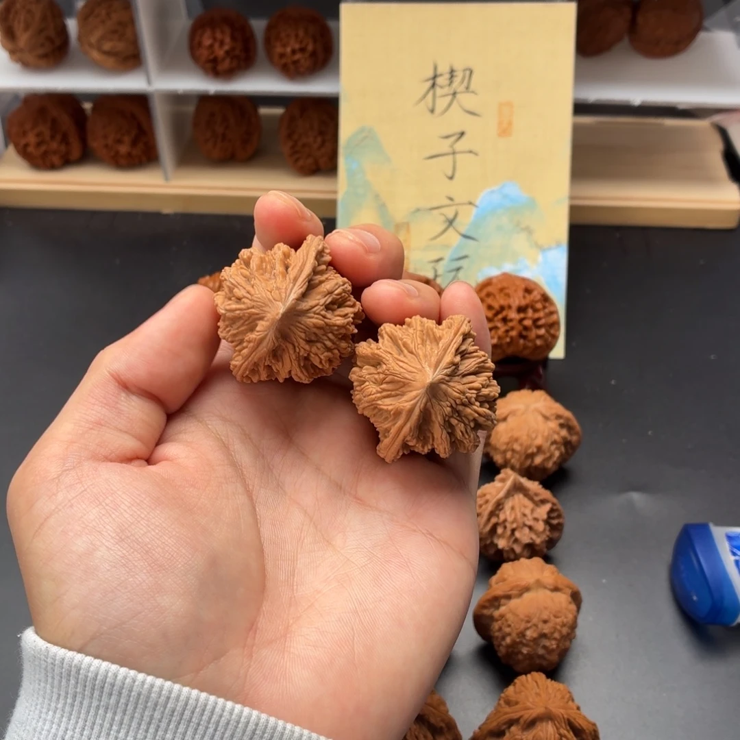 把件文玩核桃麦虎40